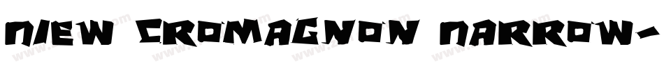 Niew CroMagnon Narrow字体转换